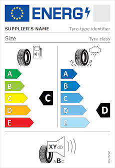 Étiquette de pneu pour 225/40 R18 92Y iON evo R IK31 XL * FSL